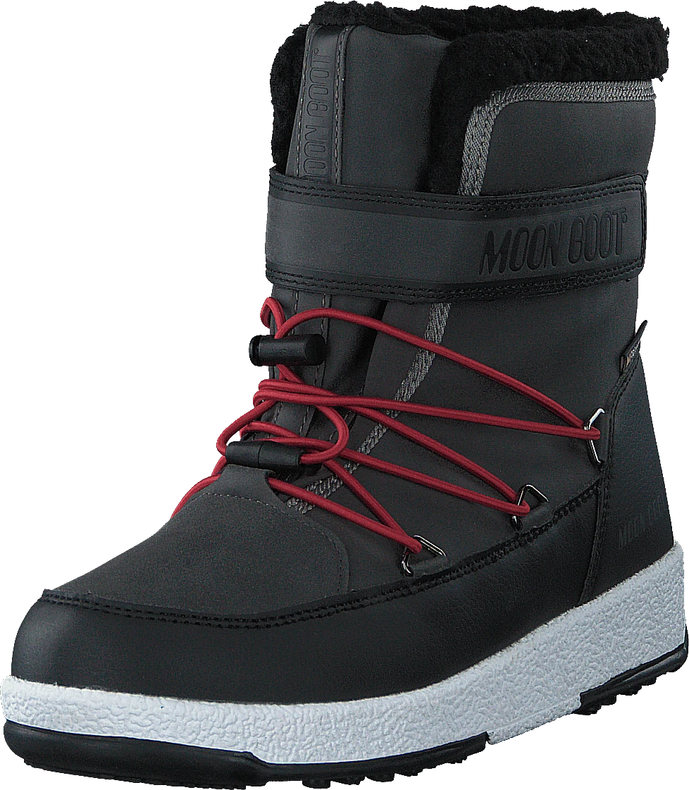 Moon Boot Moonboot Jr Boy Boot Black-dark Gray 5 Moon Boot Moonboot Jr Boy Boot Black-dark Gray - Image 3